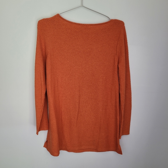 J. Jill | Boat Neck Andrea Long Sleeve Waffle Knit Shirt - Picture 2 of 4